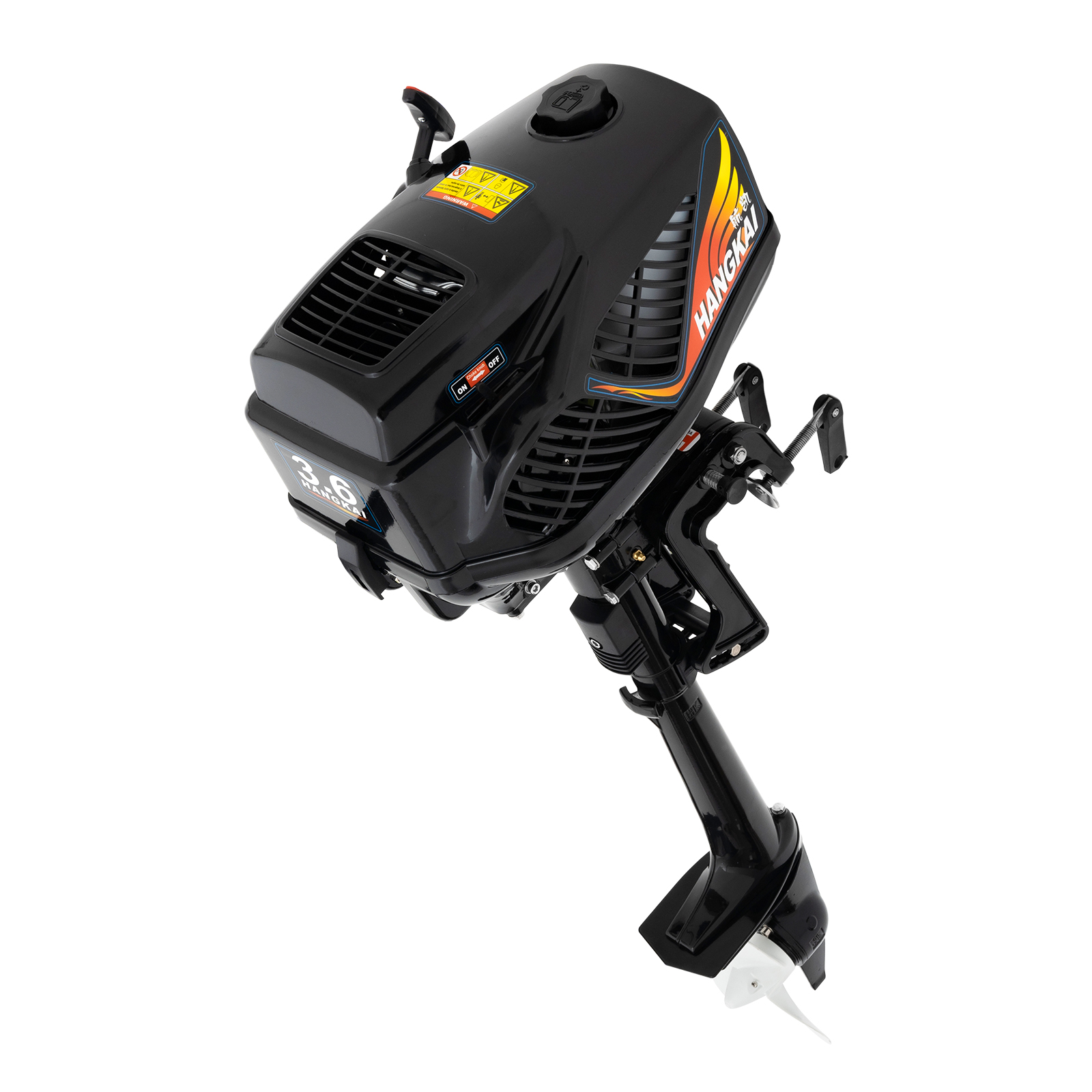 Motor de Popa 2 Tempos, 3.6 HP - Fishing Boat Outboard Motor avaliação e preço
