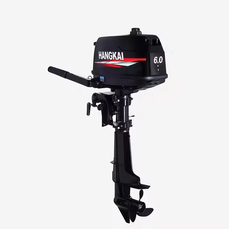 Motor de popa 2 tempos de 6hp, - Fishing Boat Outboard Motor avaliação e preço