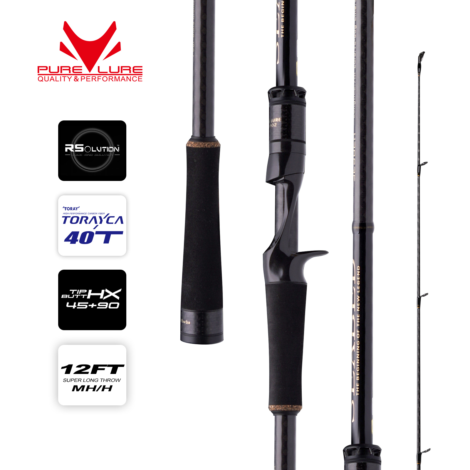 Purelure seabe 12ft 3.0m 3.3m  - Kastking Reel Zephyr avaliação e preço